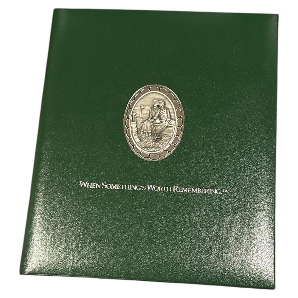Photo‎ Album Golf Theme NIB When Something’s Worth Remembering Anniversary Gift